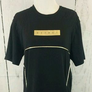 8ighth Dstrkt black and gold tshirt